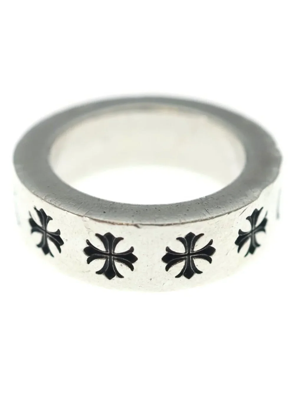 Chrome Hearts Spacer Forever Ring Silver